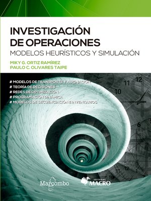 cover image of Investigación de operaciones